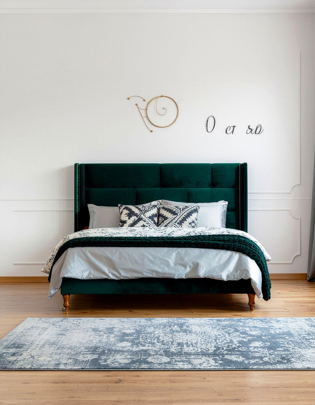 Upholstered Headboard Decor - 30 queen size bedroom ideas