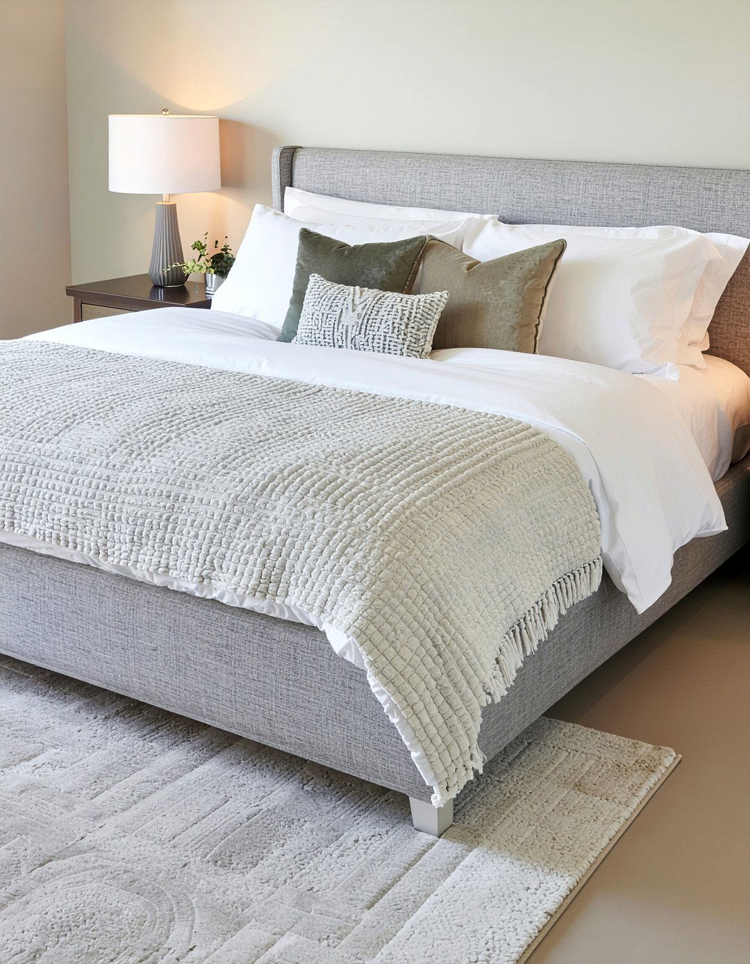 Upholstered King Bed - 30 king size bedroom ideas