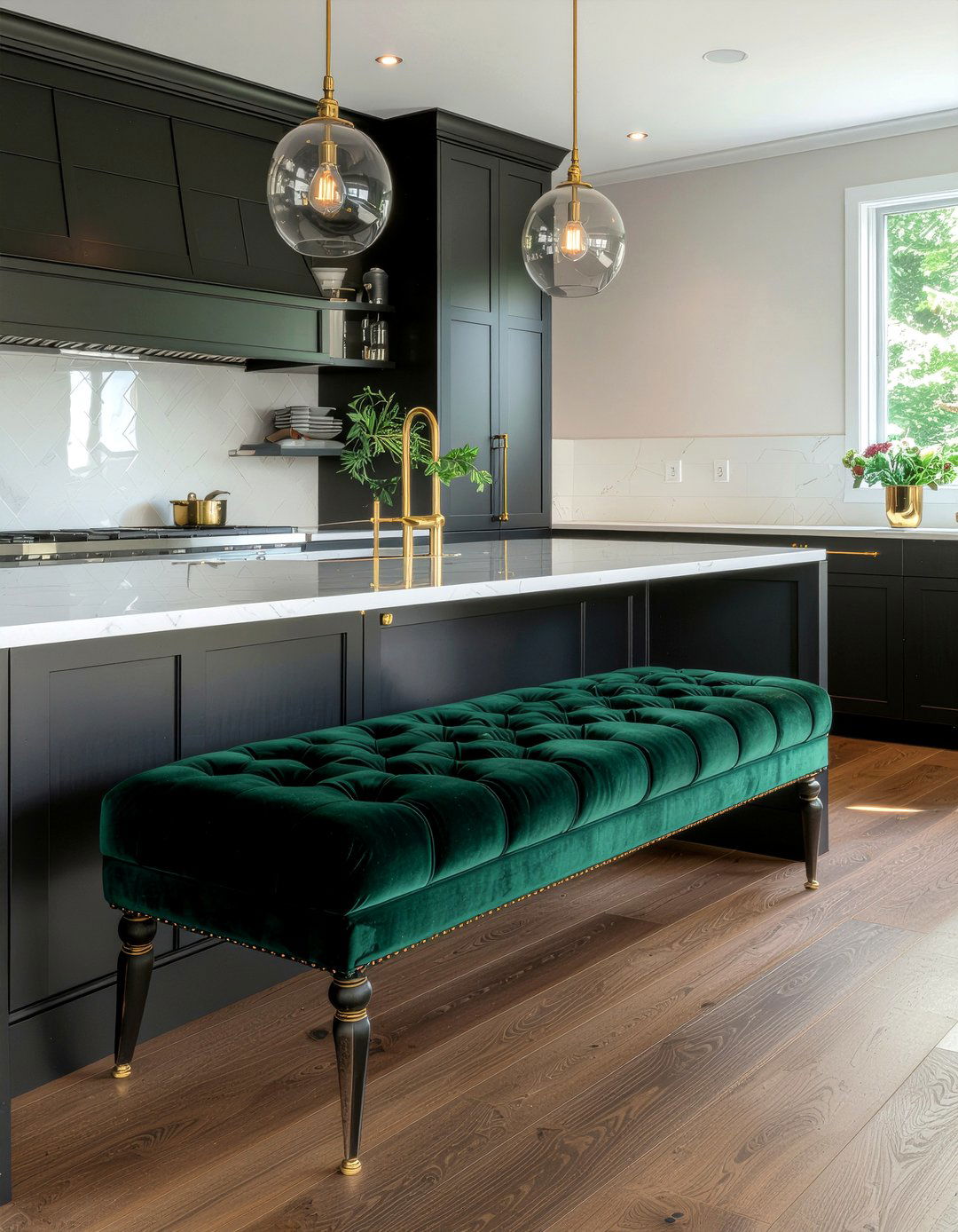 Upholstered Kitchen Bench - 30 kitchen bench seating ideas