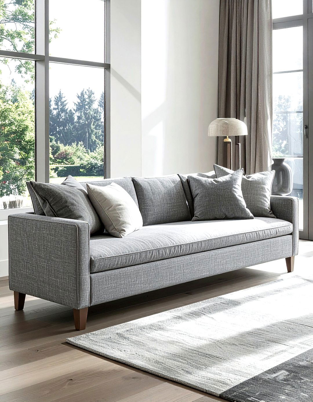 Upholstered Storage Bench - 30 living room pillow storage ideas