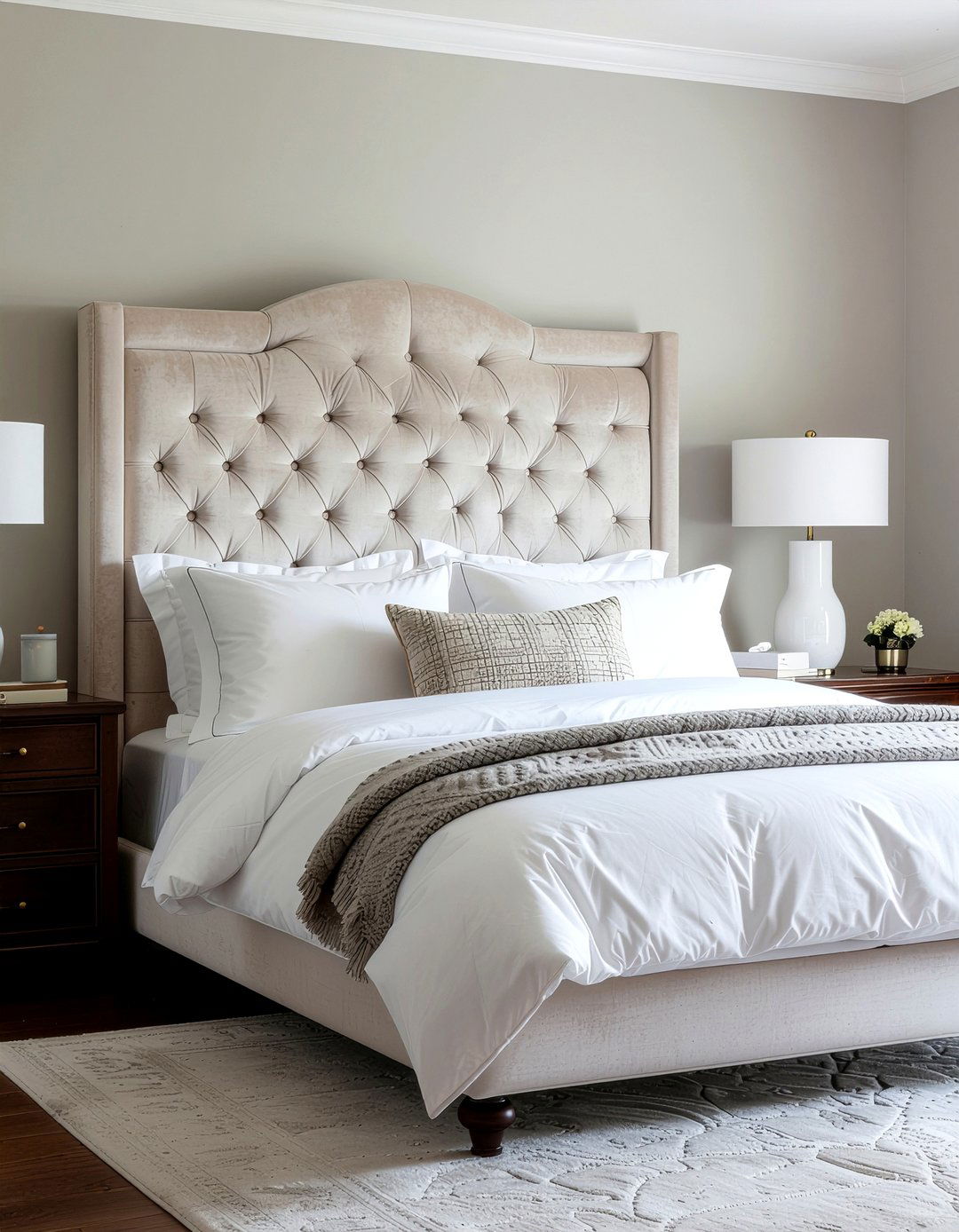 Upholstered headboard for comfort - 30 sleep-friendly bedroom ideas