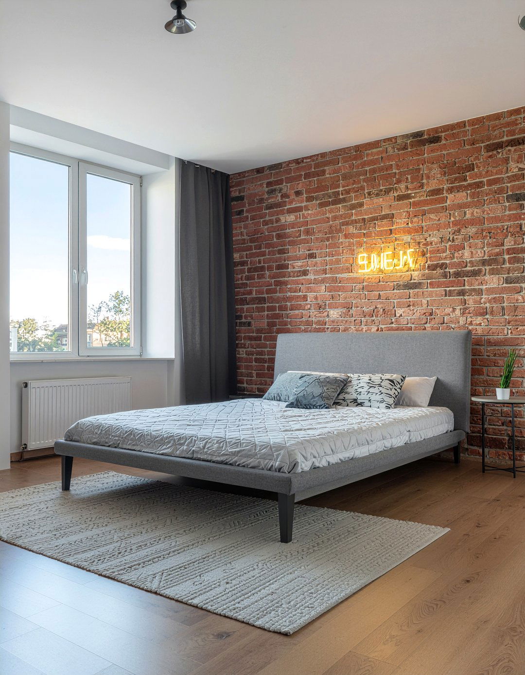 Urban Bedroom Brick - 30 bedroom brick wall ideas