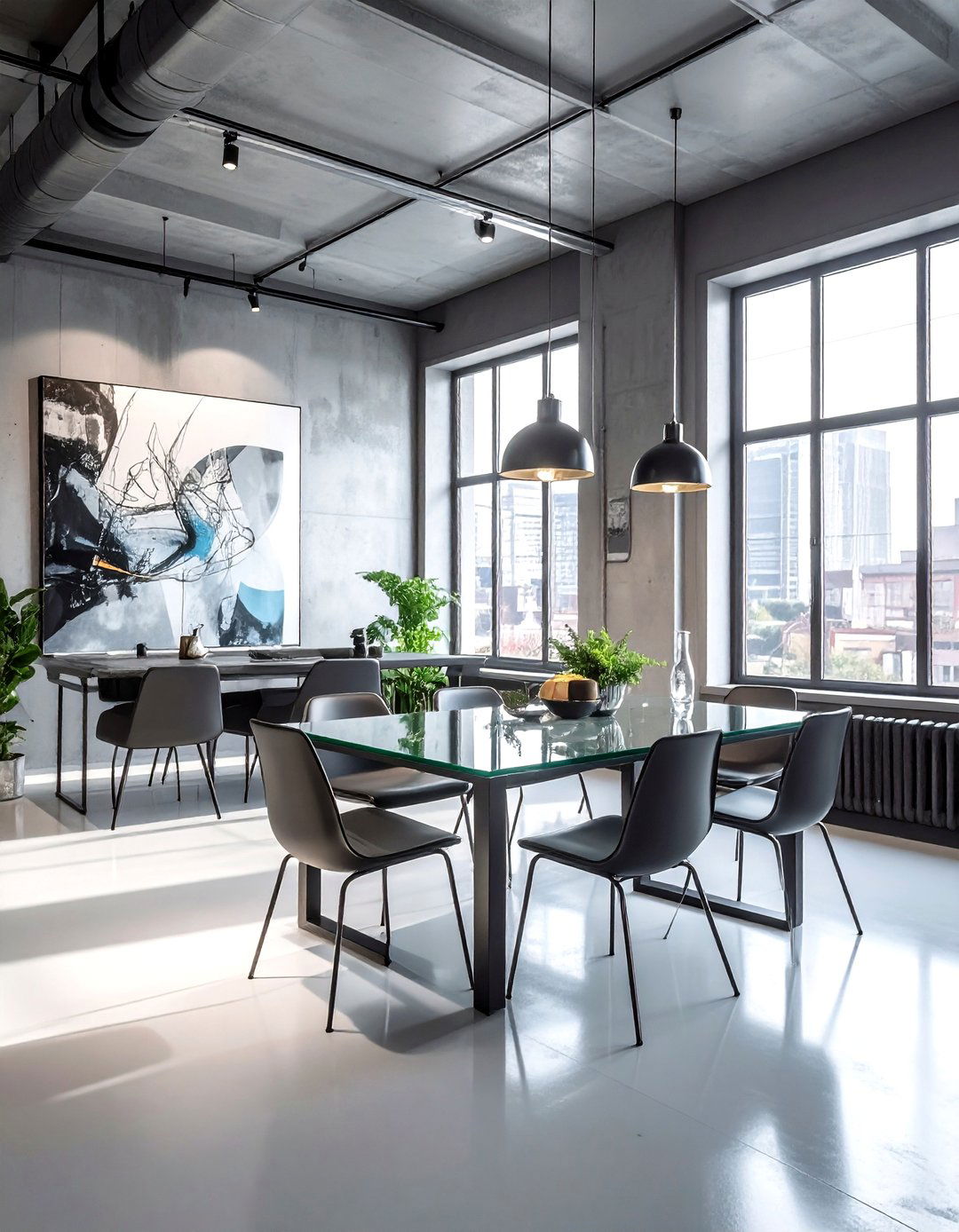 Urban Dining Room - 30 attention-grabbing dining room ideas