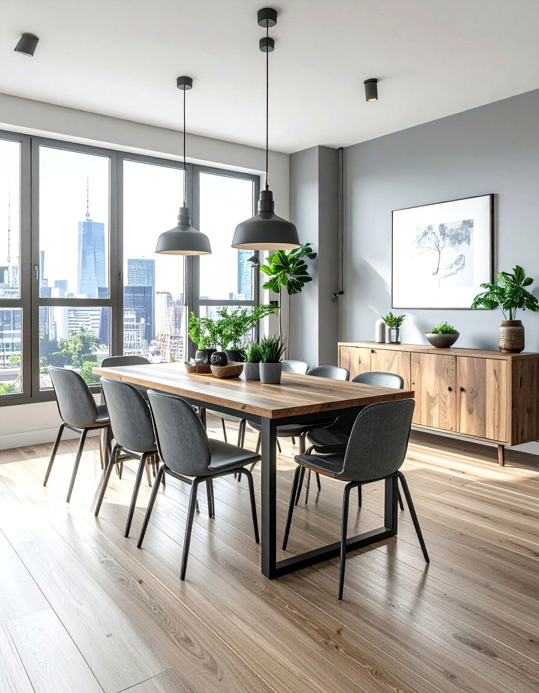 Urban Farmhouse Dining Room - 30 modern farmhouse dining room ideas