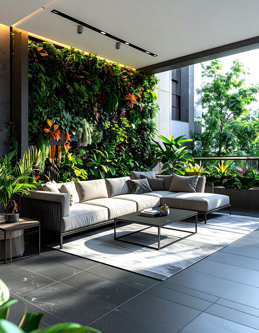 Urban Living Room Terrace - 30 living room with terrace ideas