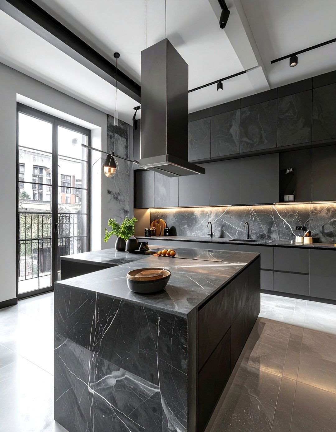 Urban Loft Porcelain Kitchen - 30 porcelain countertop kitchen ideas