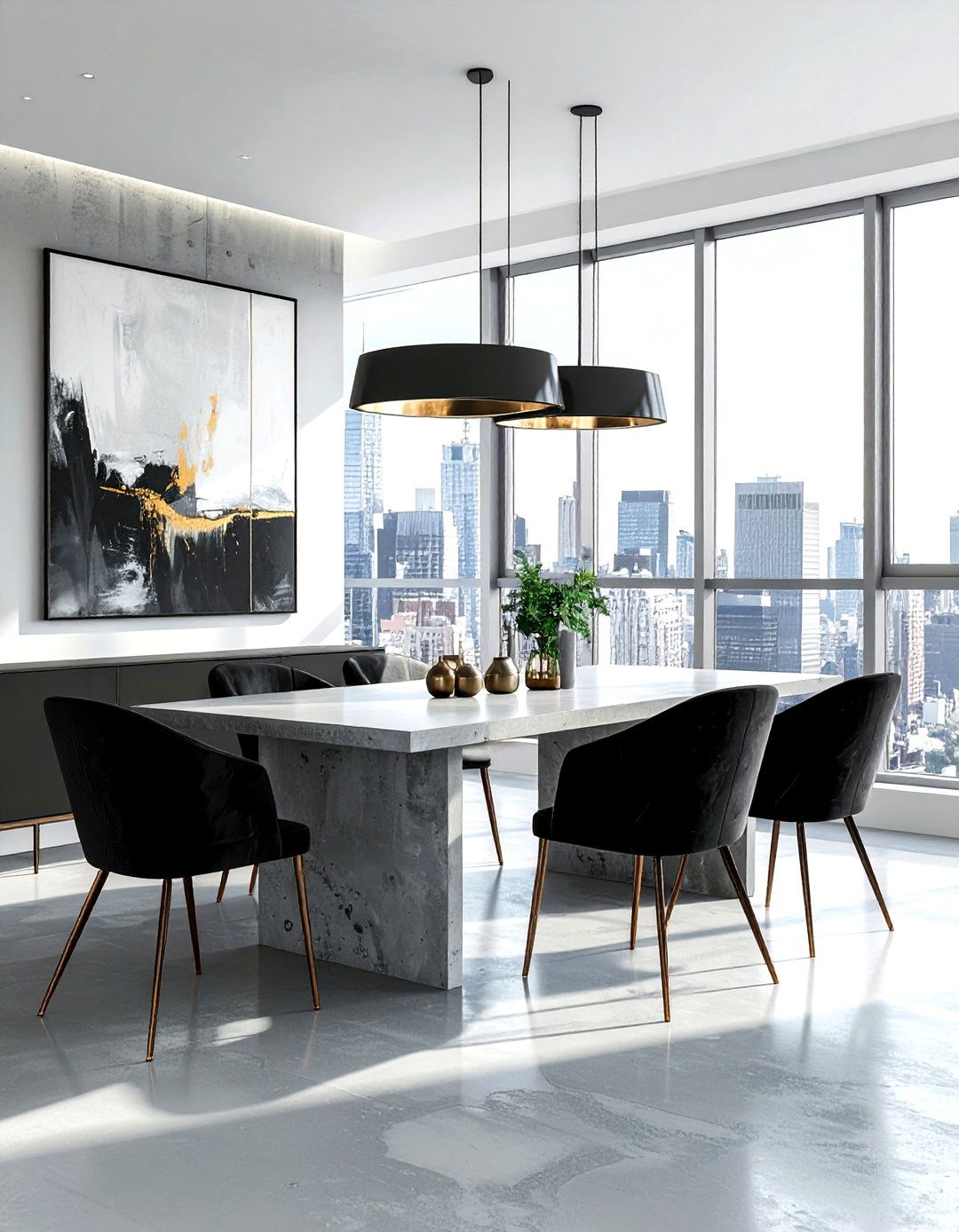 Urban Modern Dining Room - 30 jaw-dropping dining room ideas