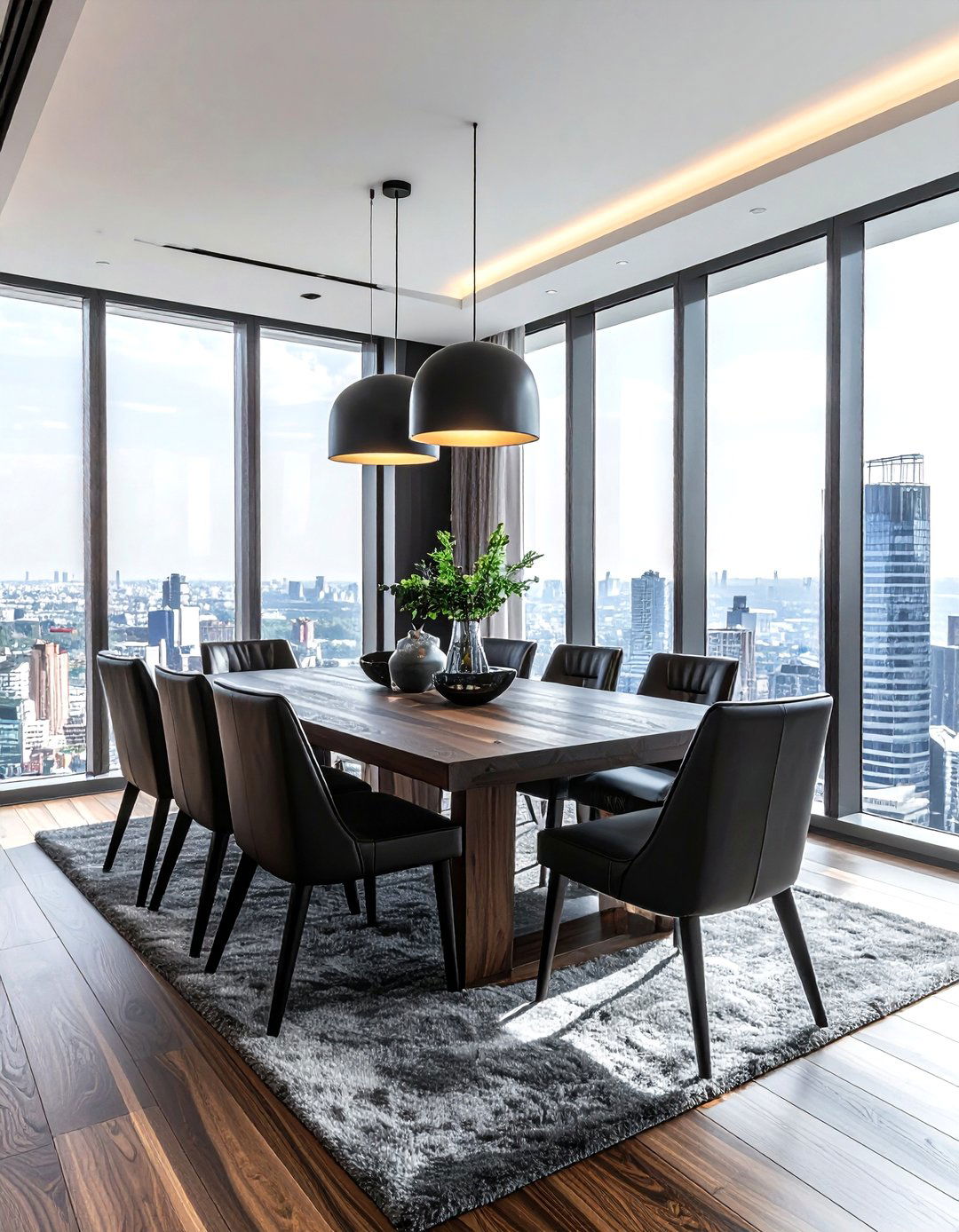 Urban Modern Dining Room - 30 comfortable dining room ideas