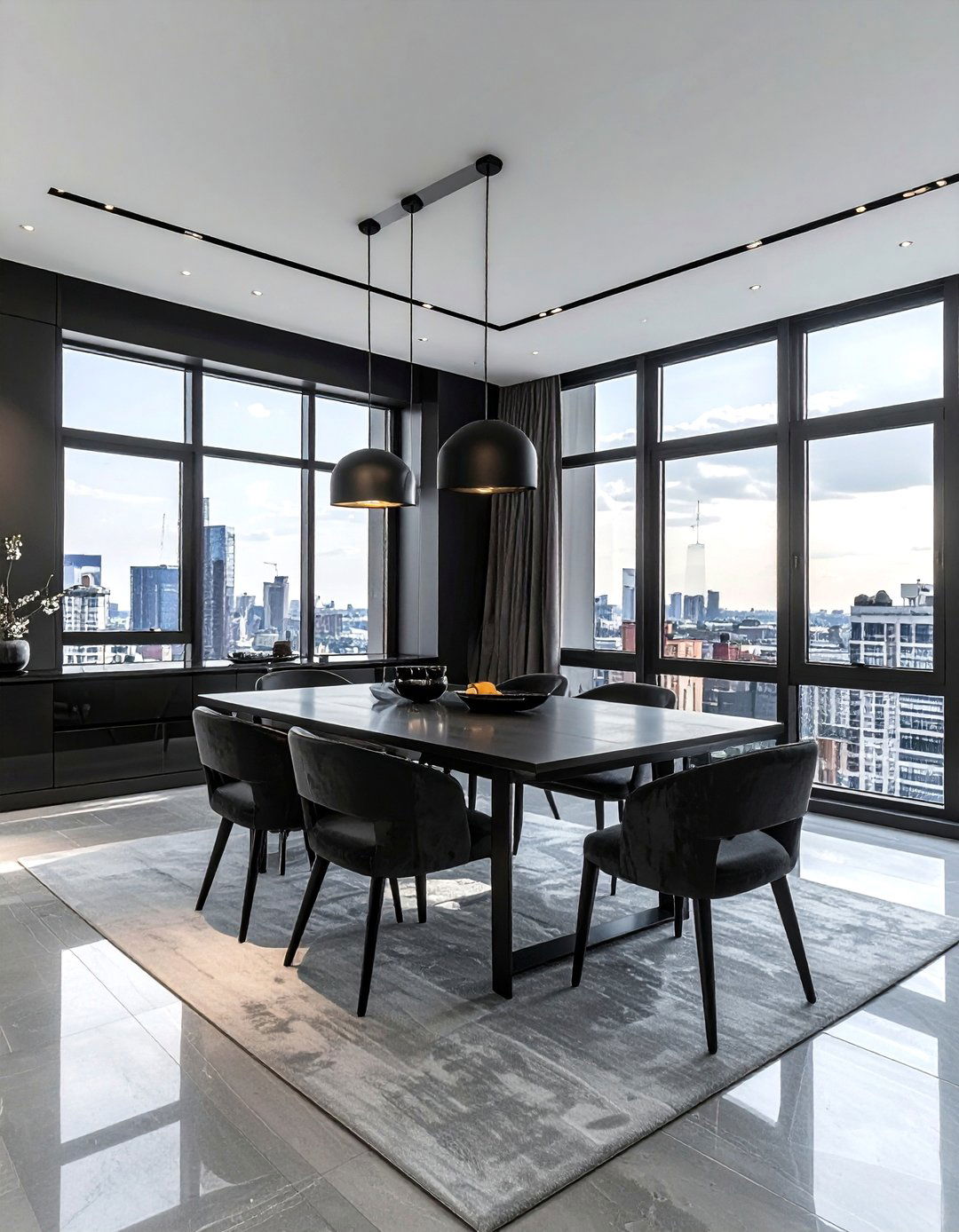 Urban Modern Dining Room - 30 dining room dimmer ideas