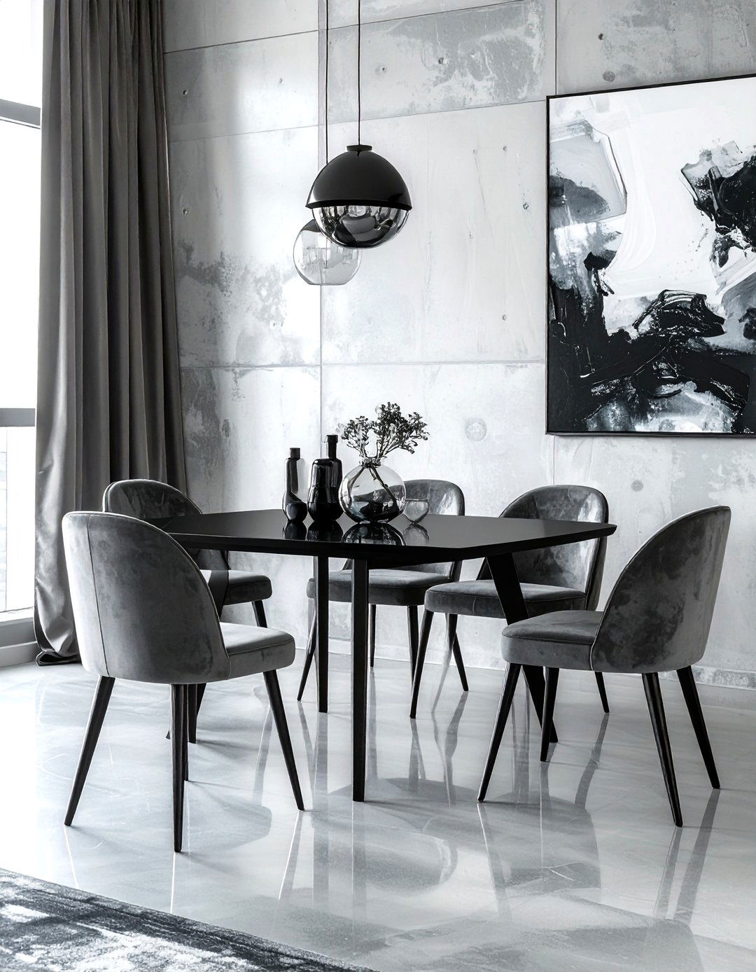 Urban Modern Dining Room - 30 achievable dining room ideas