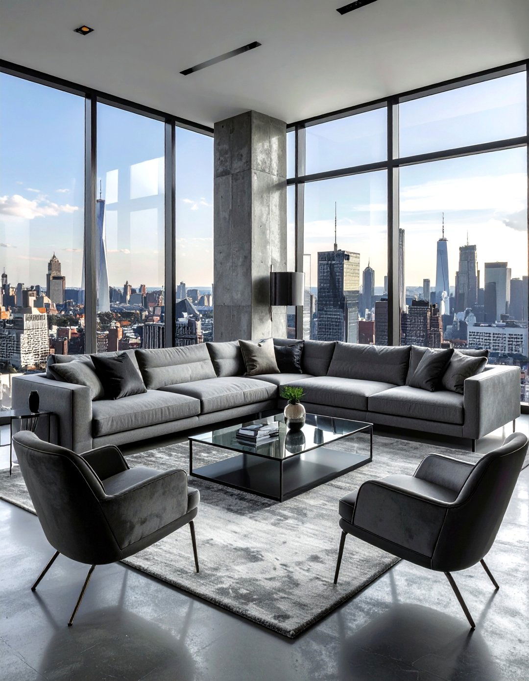 Urban Modern Living Room - 30 living room themes