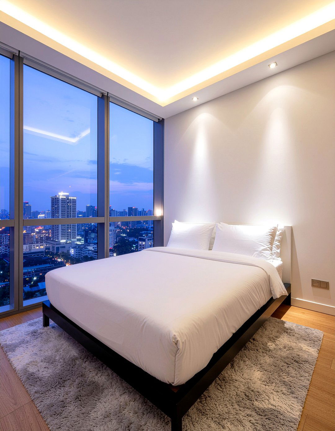 Urban Modern White Bedding - 30 bedroom white bedding ideas