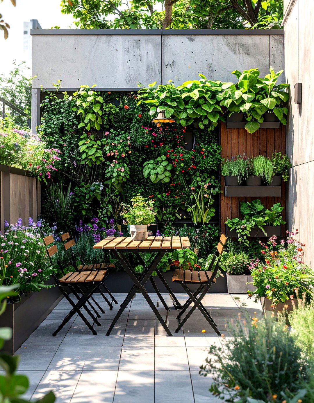 Urban Small Patio - 30 patio dining ideas