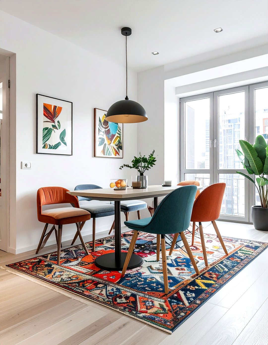 Urban Studio Apartment Dining - 30 open plan dining ideas