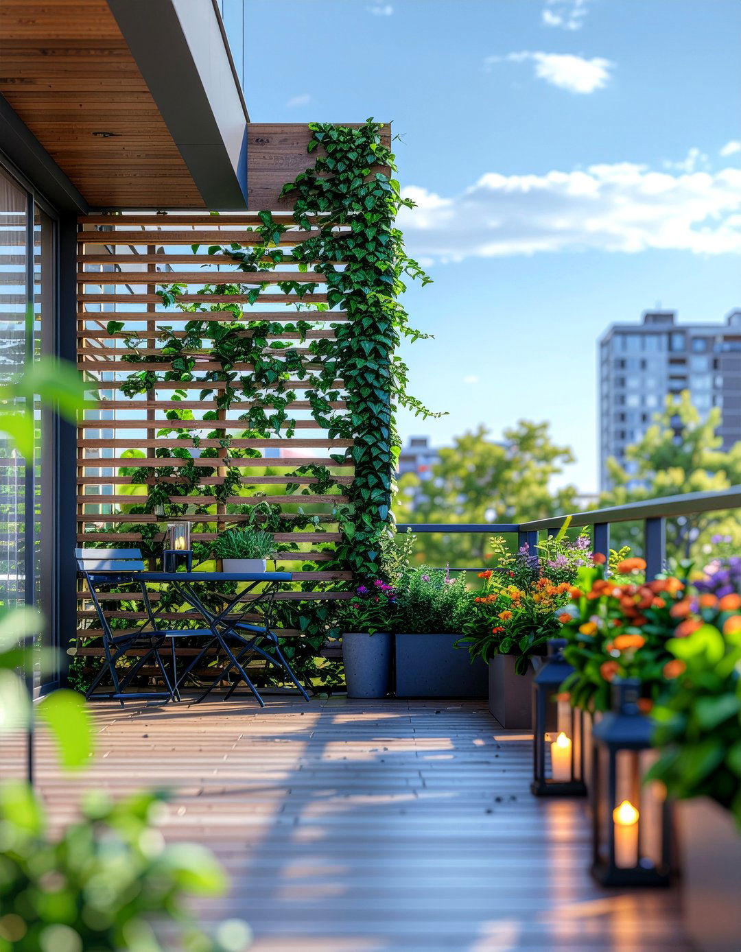 Urban balcony garden - 30 everyday decor ideas