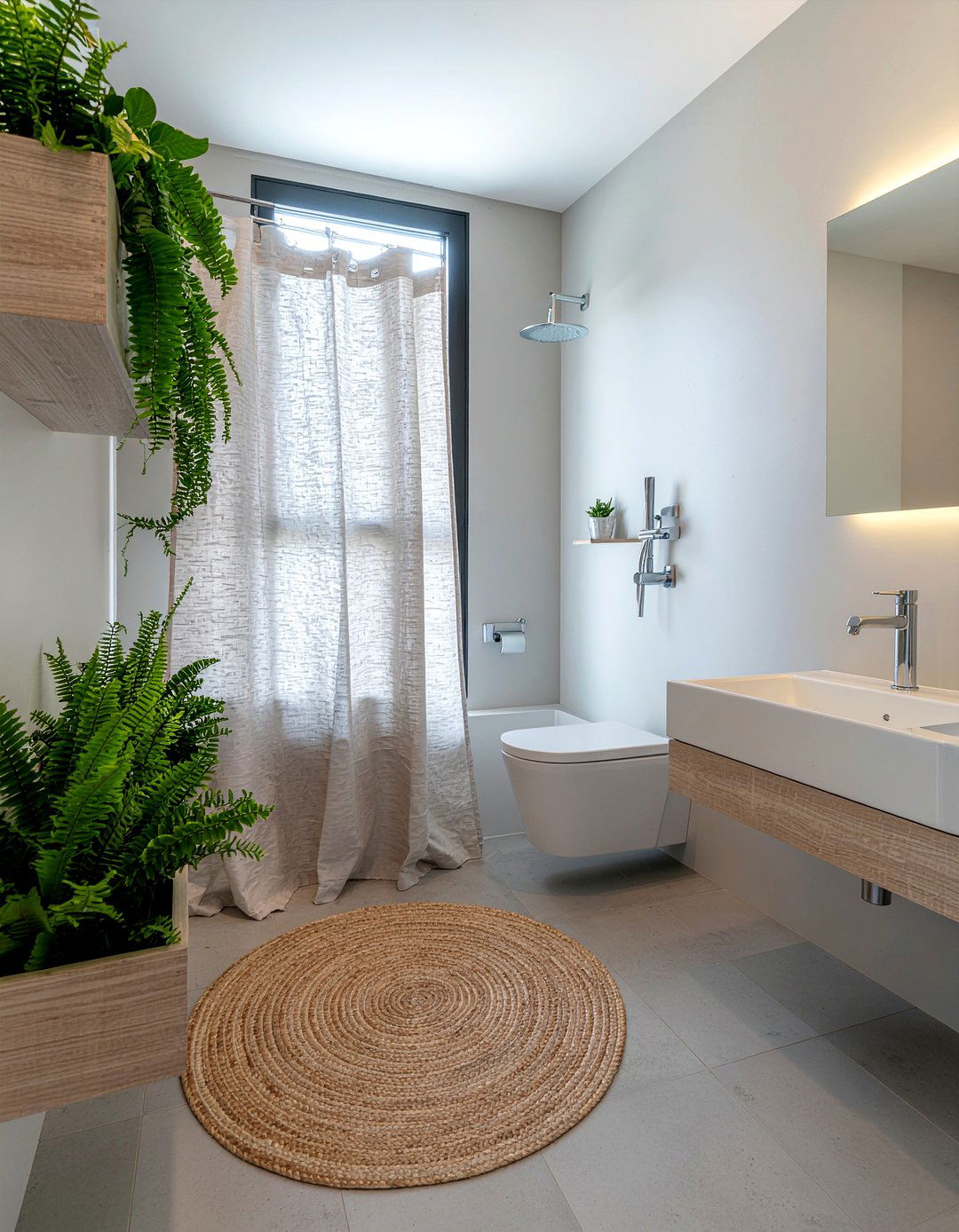 Urban jungle rental bathroom - 30 rental bathroom ideas