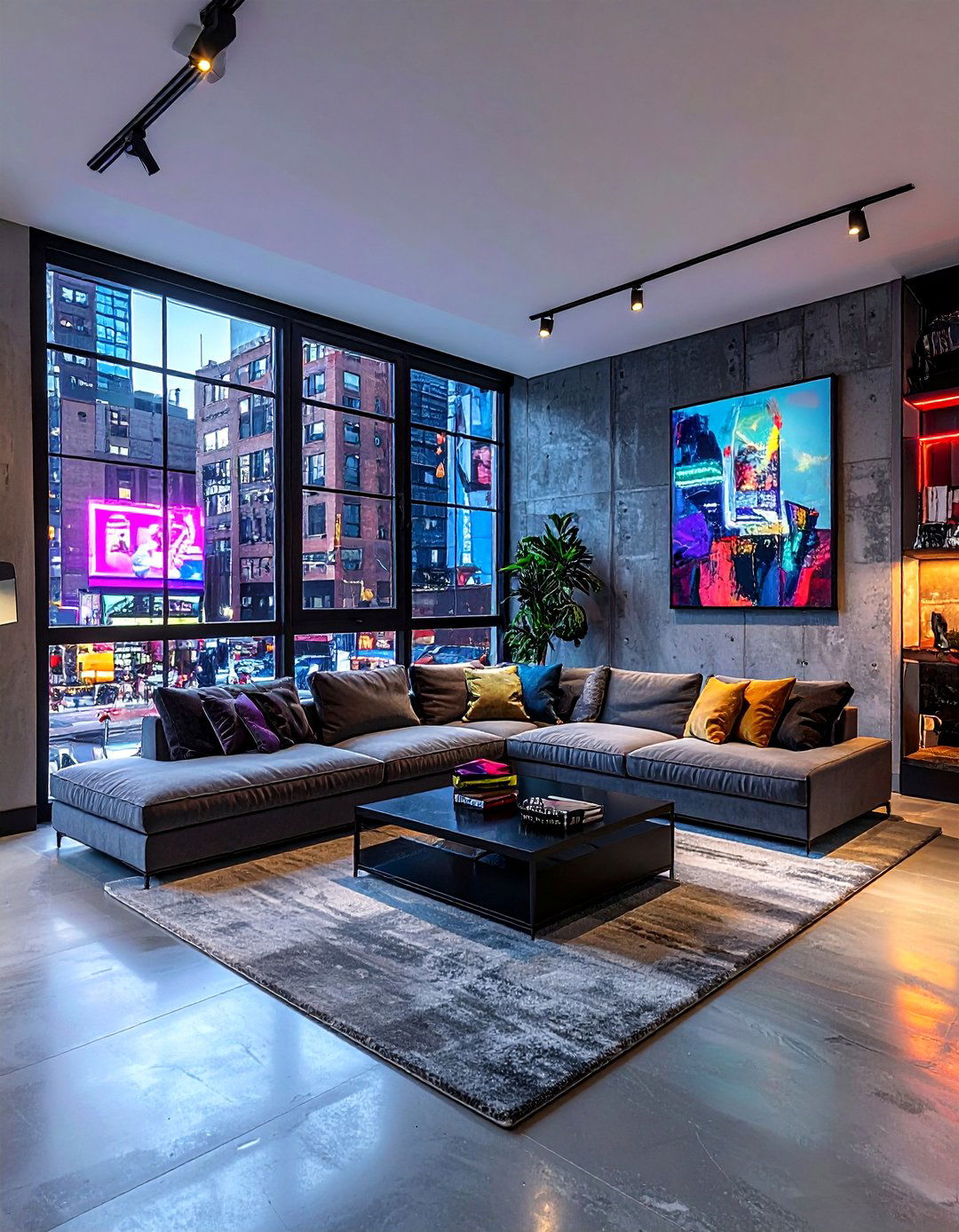 Urban loft apartment - 30 loft style living room ideas