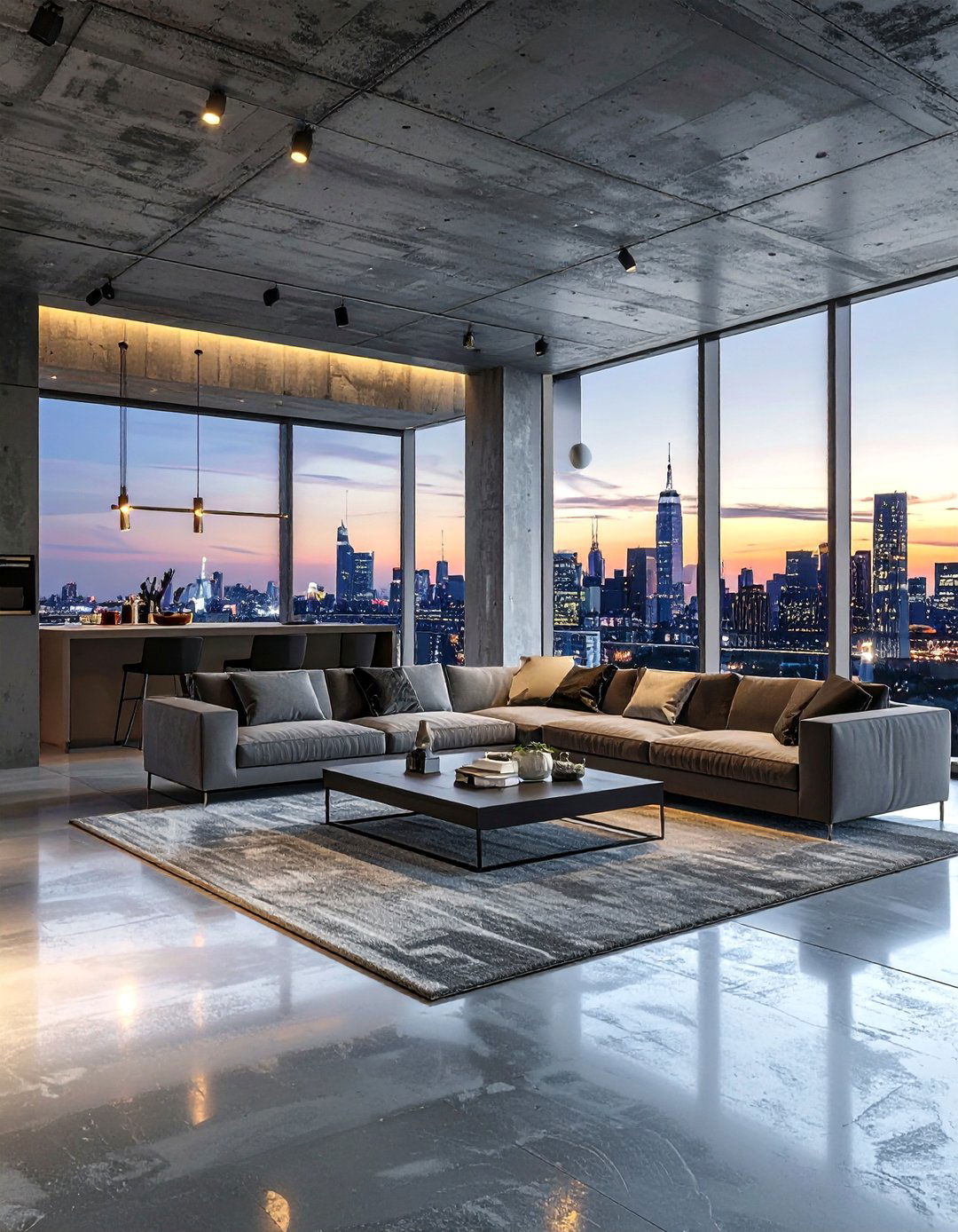 Urban open concept living room - 30 open concept living room ideas