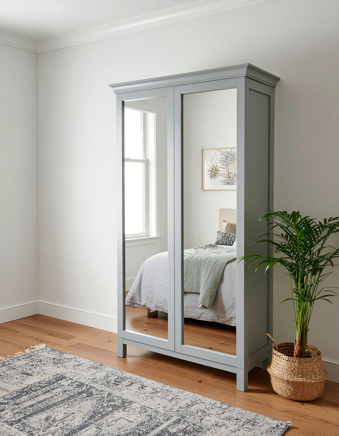 Used Wooden Armoire - 30 cheap bedroom furniture ideas