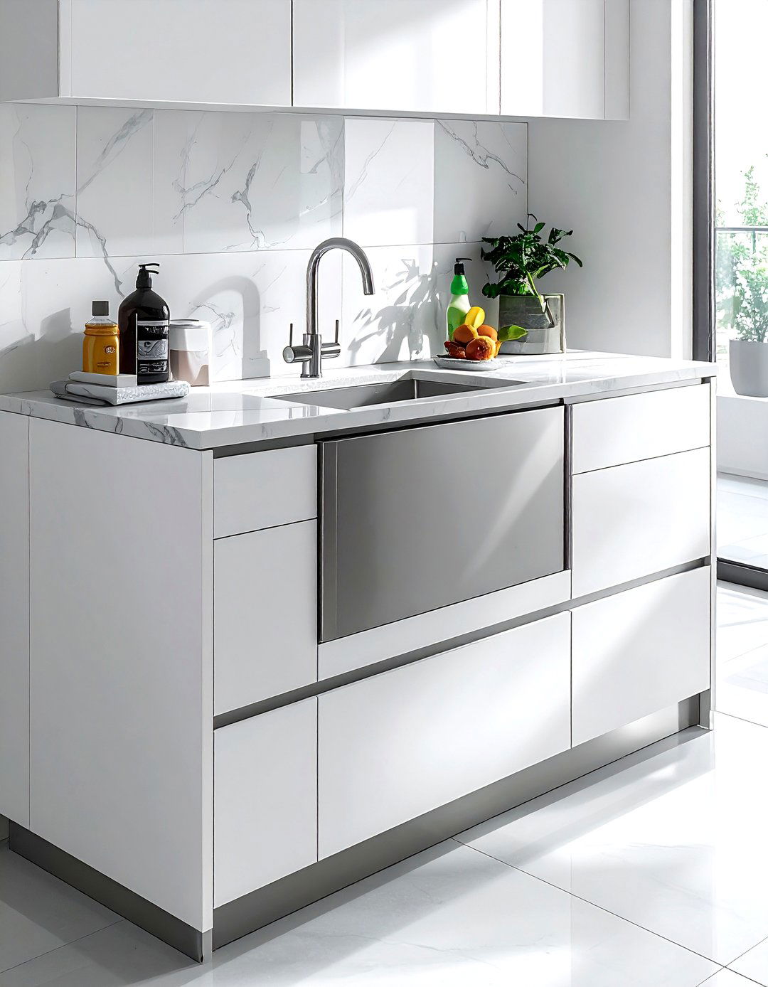 Utility Sink Storage Cabinet - 30 laundry room storage ideas