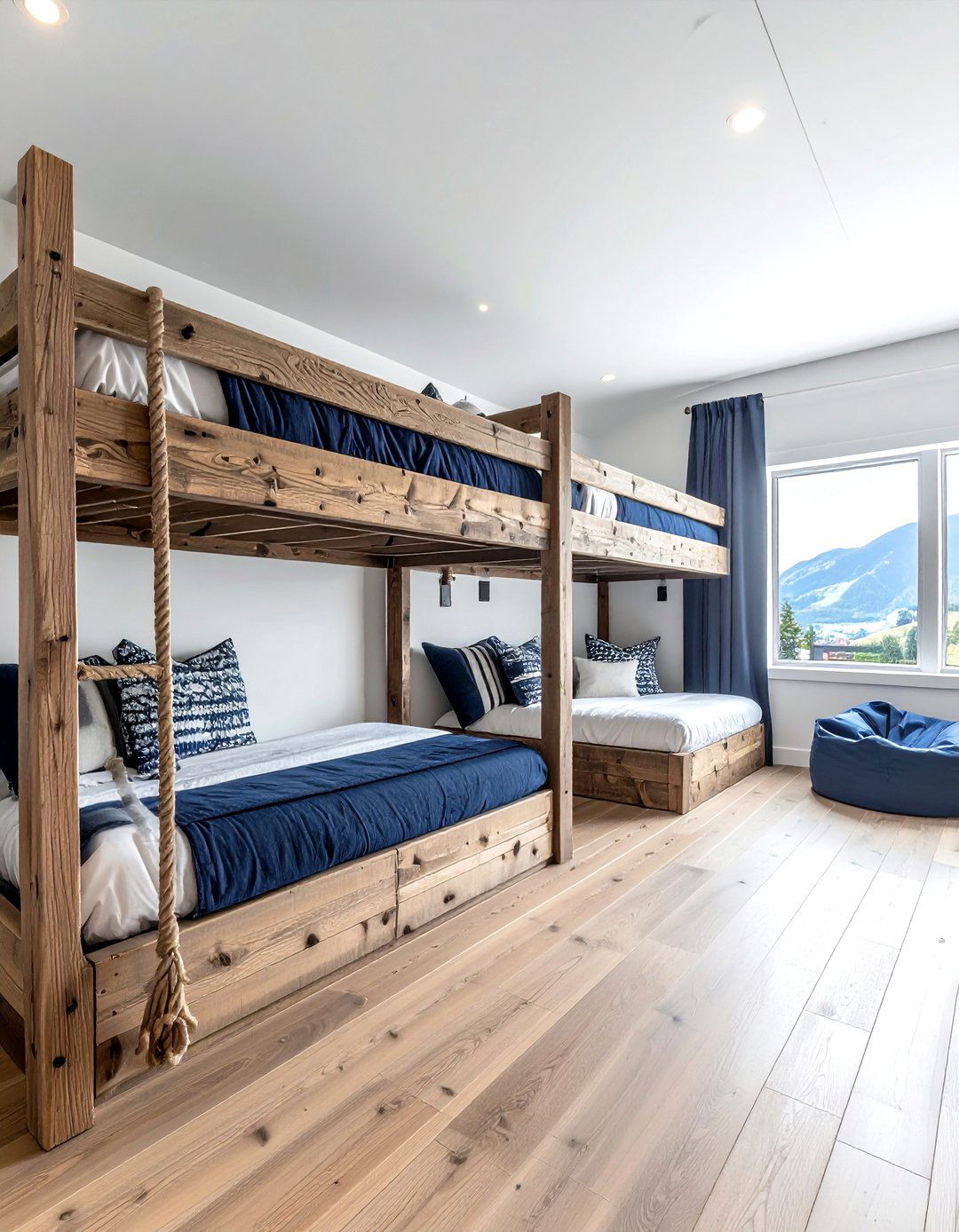 Vacation Home Bunk Room - 30 quadruple bedroom ideas