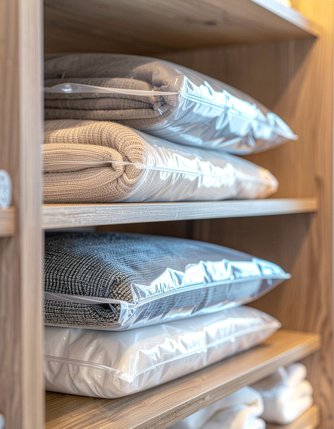 Vacuum Storage Bags - 30 bedroom storage solutions