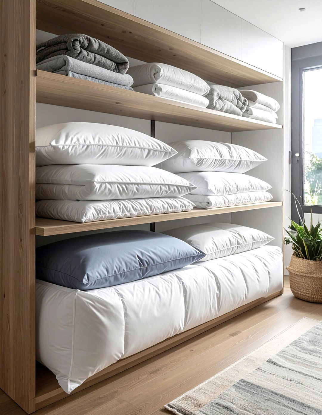 Vacuum sealed storage bag - 30 bedroom closet organization