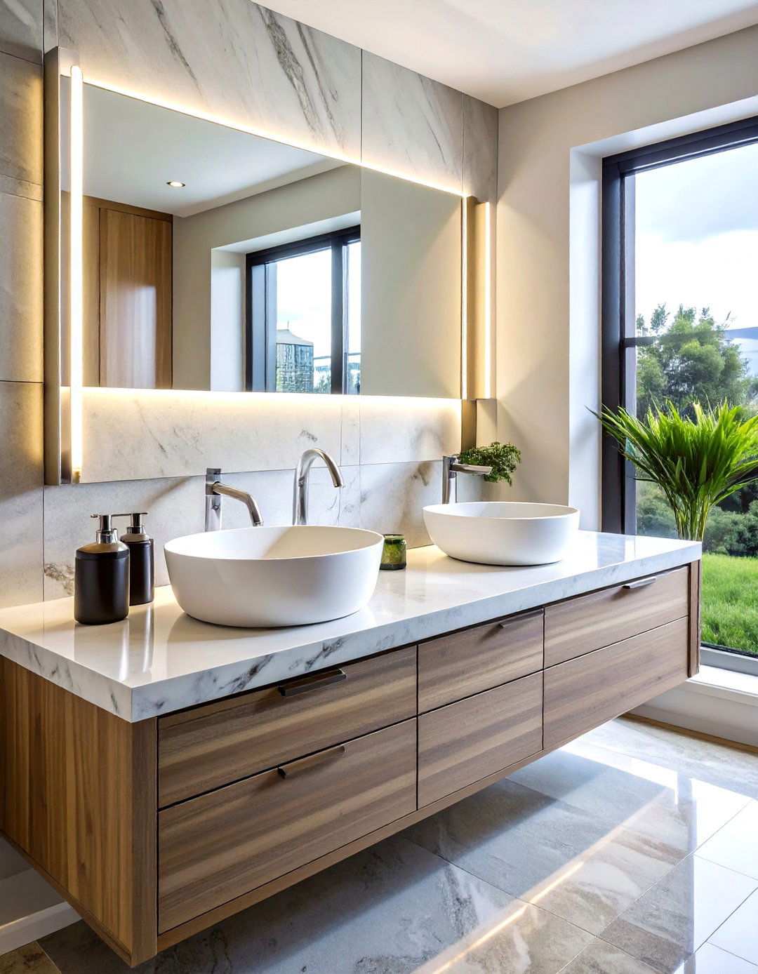 Vanity mirror speaker - 30 waterproof speaker bathroom ideas