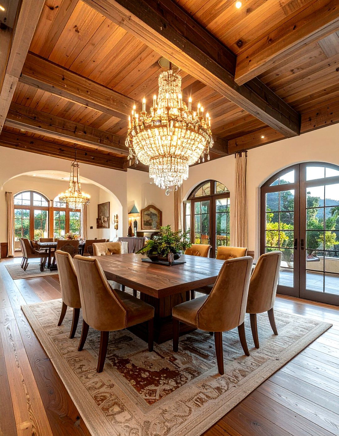 Vaulted Ceiling Dining Room - 30 Napa Valley dining room ideas