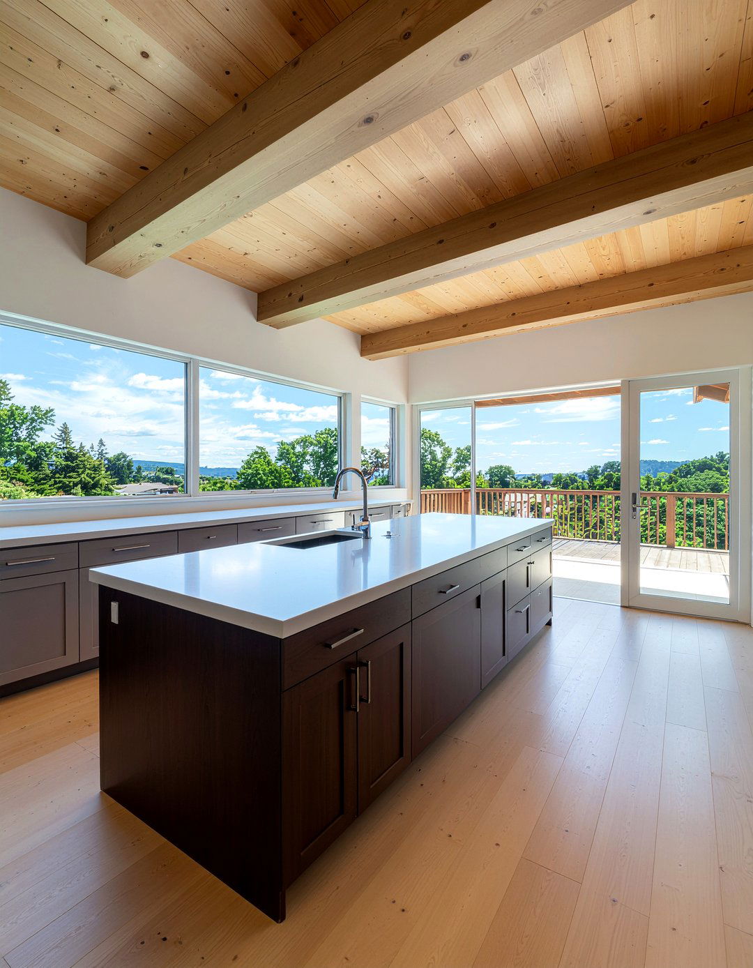 Vaulted Wood Ceiling Kitchen - 30 kitchen wood ceiling ideas