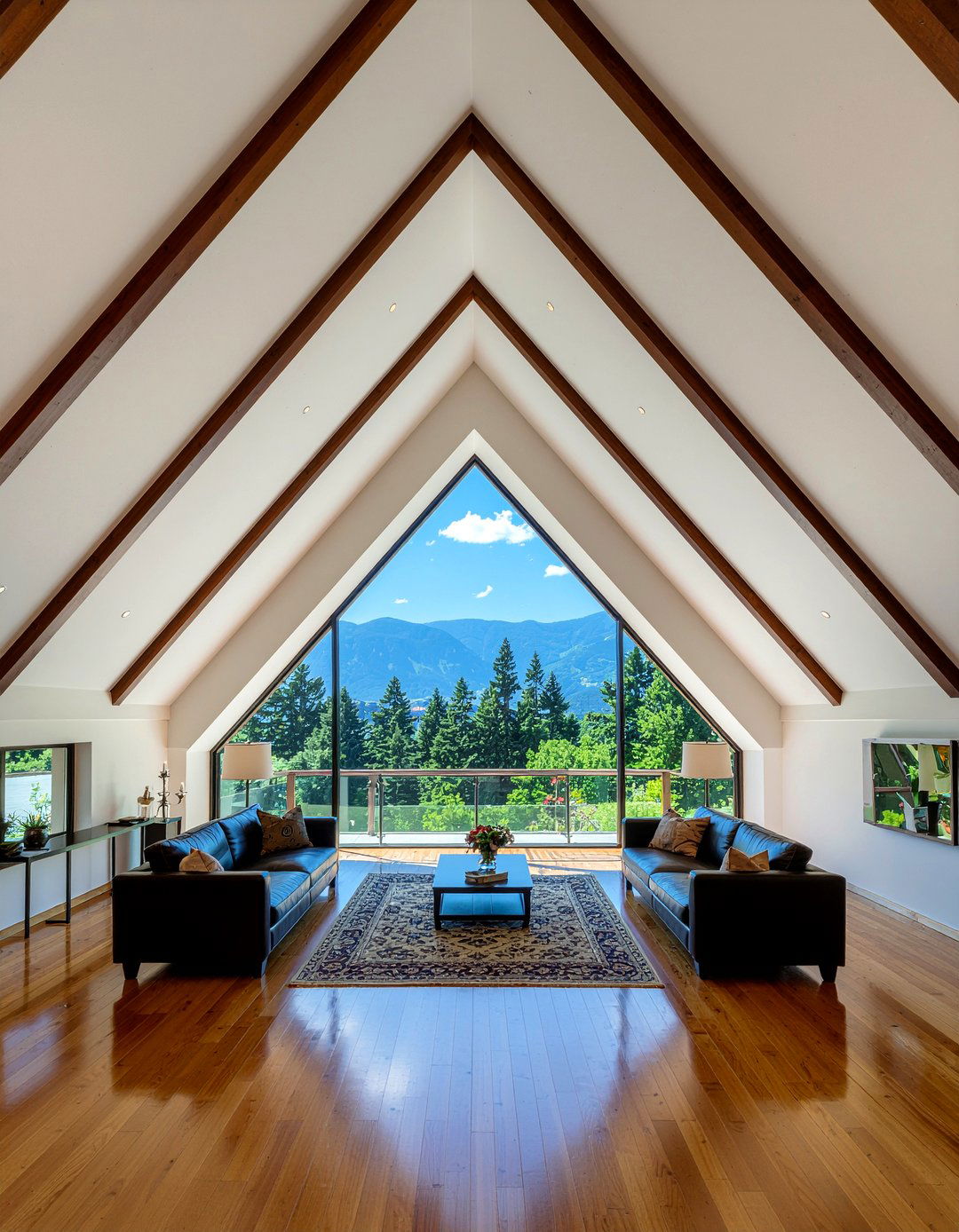 Vaulted ceiling - 30 living room ceiling update ideas