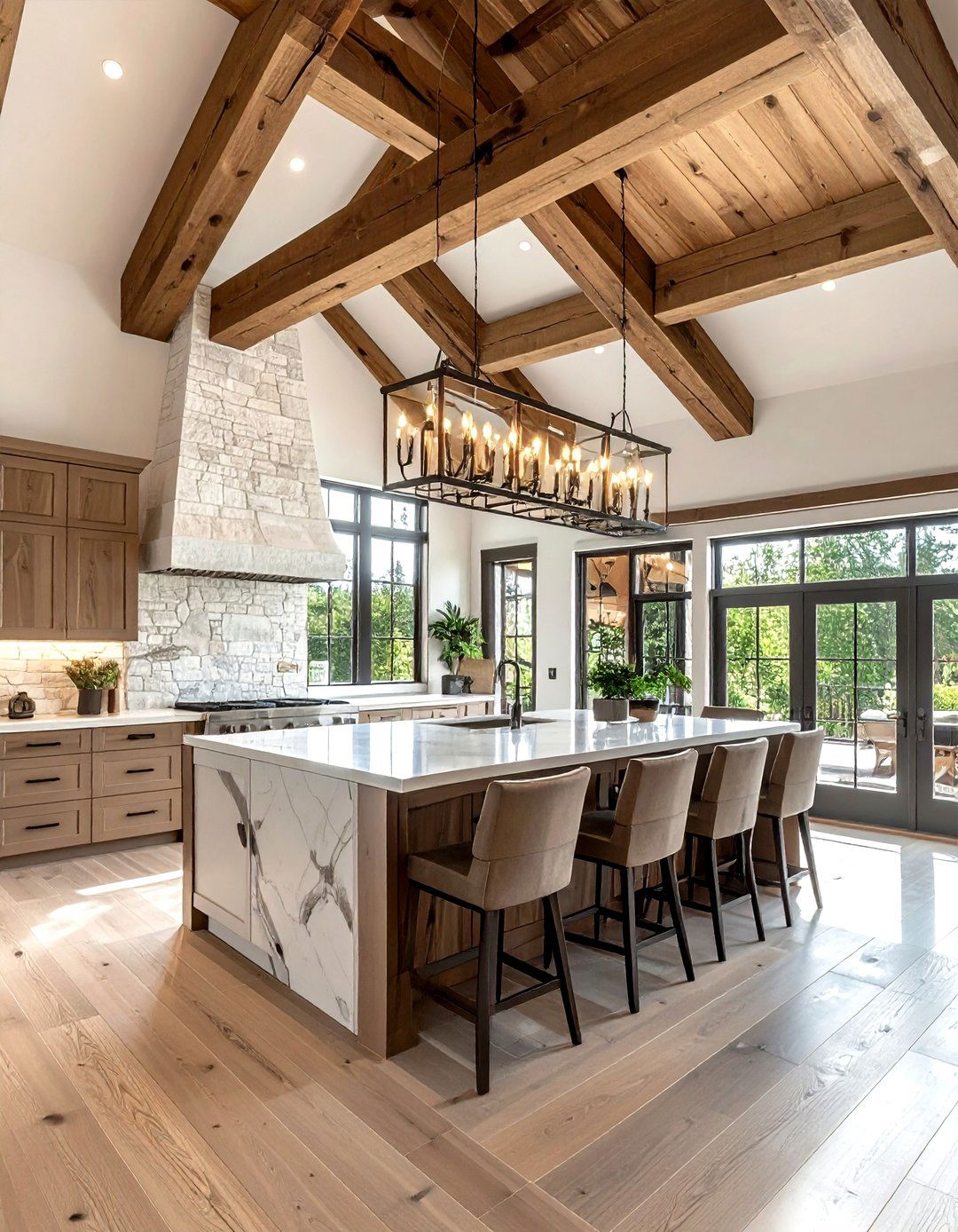 Vaulted ceiling kitchen - 30 polished kitchen ideas