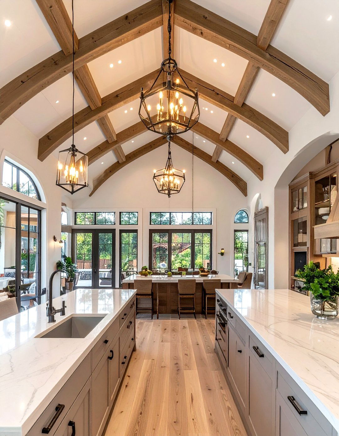 Vaulted ceiling kitchen - 30 sophisticated kitchen ideas