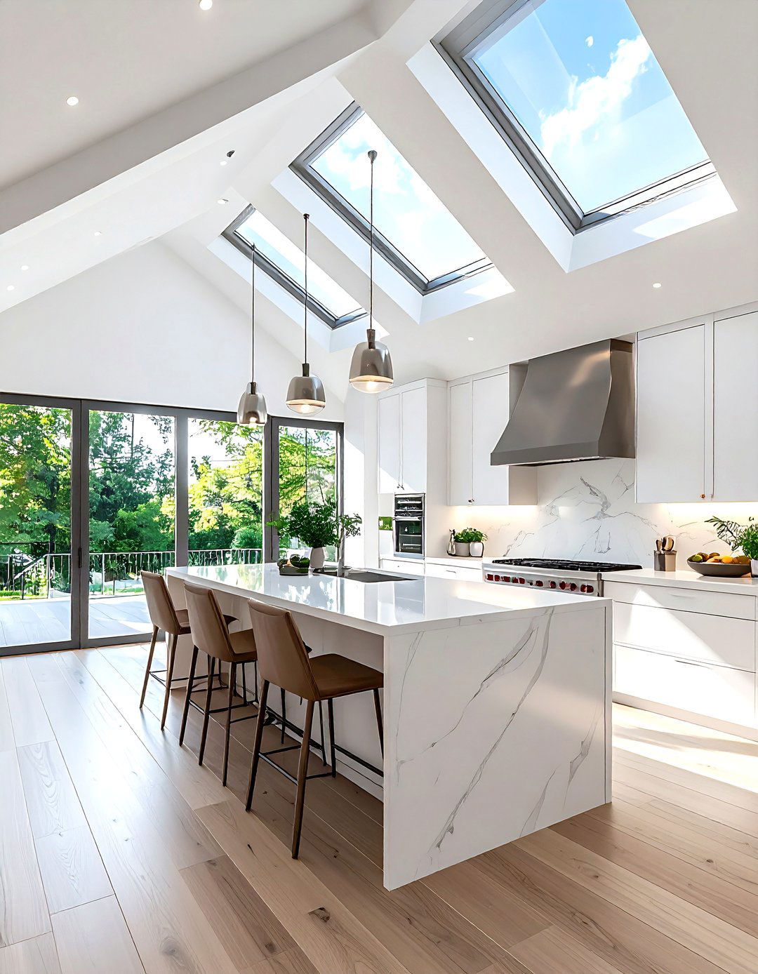 Vaulted ceiling kitchen - 30 dream kitchen ideas