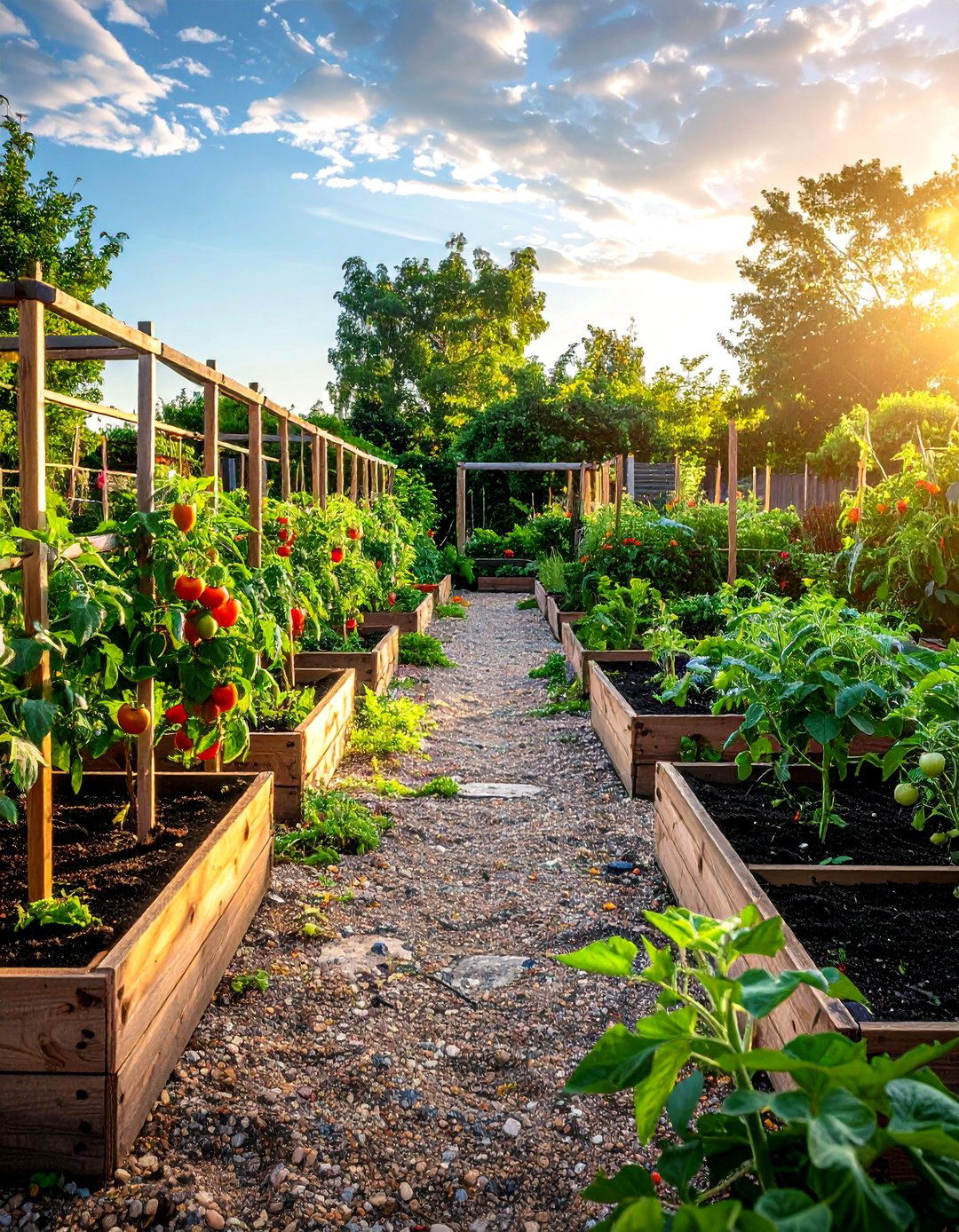 Vegetable Garden - 30 outdoor living ideas