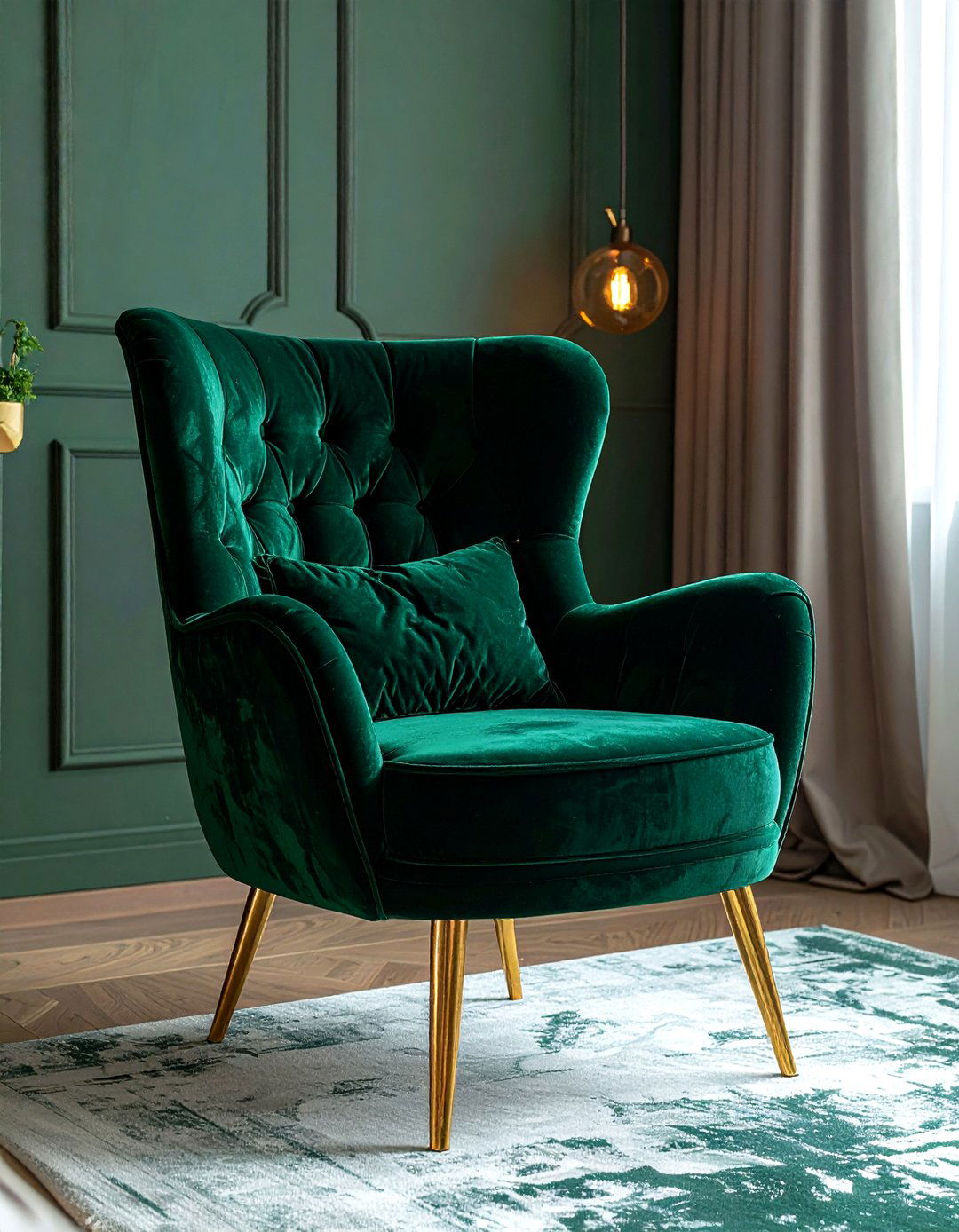Velvet Accent Chair - 30 TJ Maxx decor ideas
