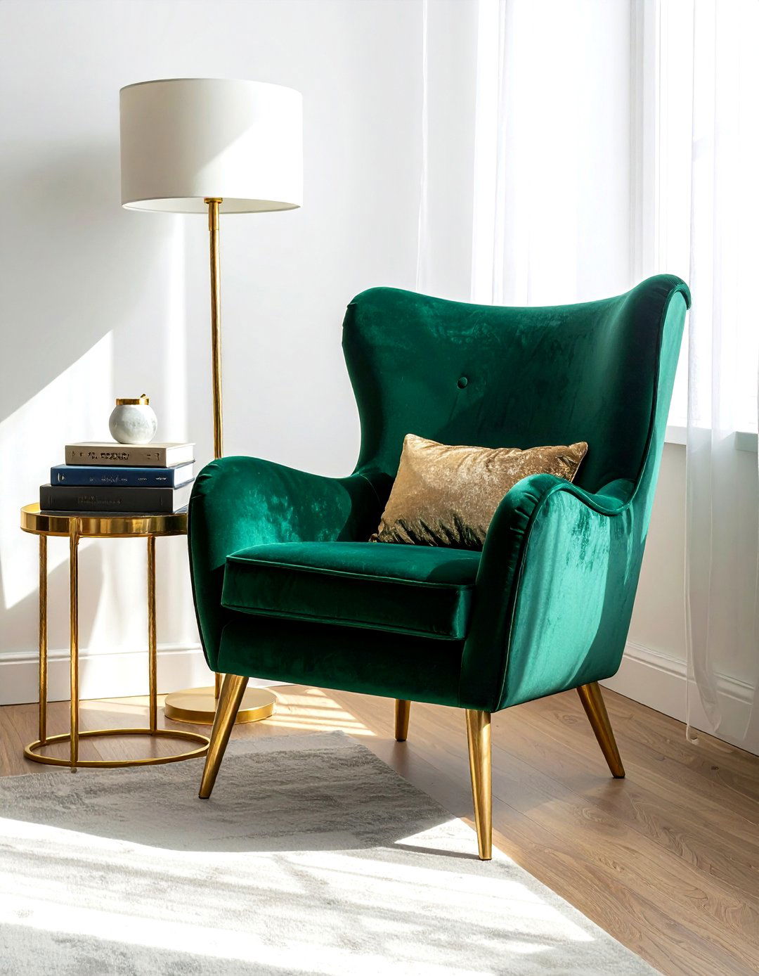 Velvet Accent Chair - 30 top decor ideas