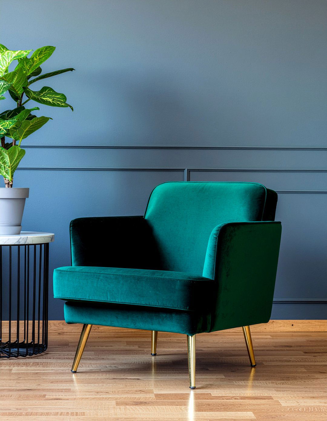 Velvet Armchair - 30 living room contemporary furniture ideas