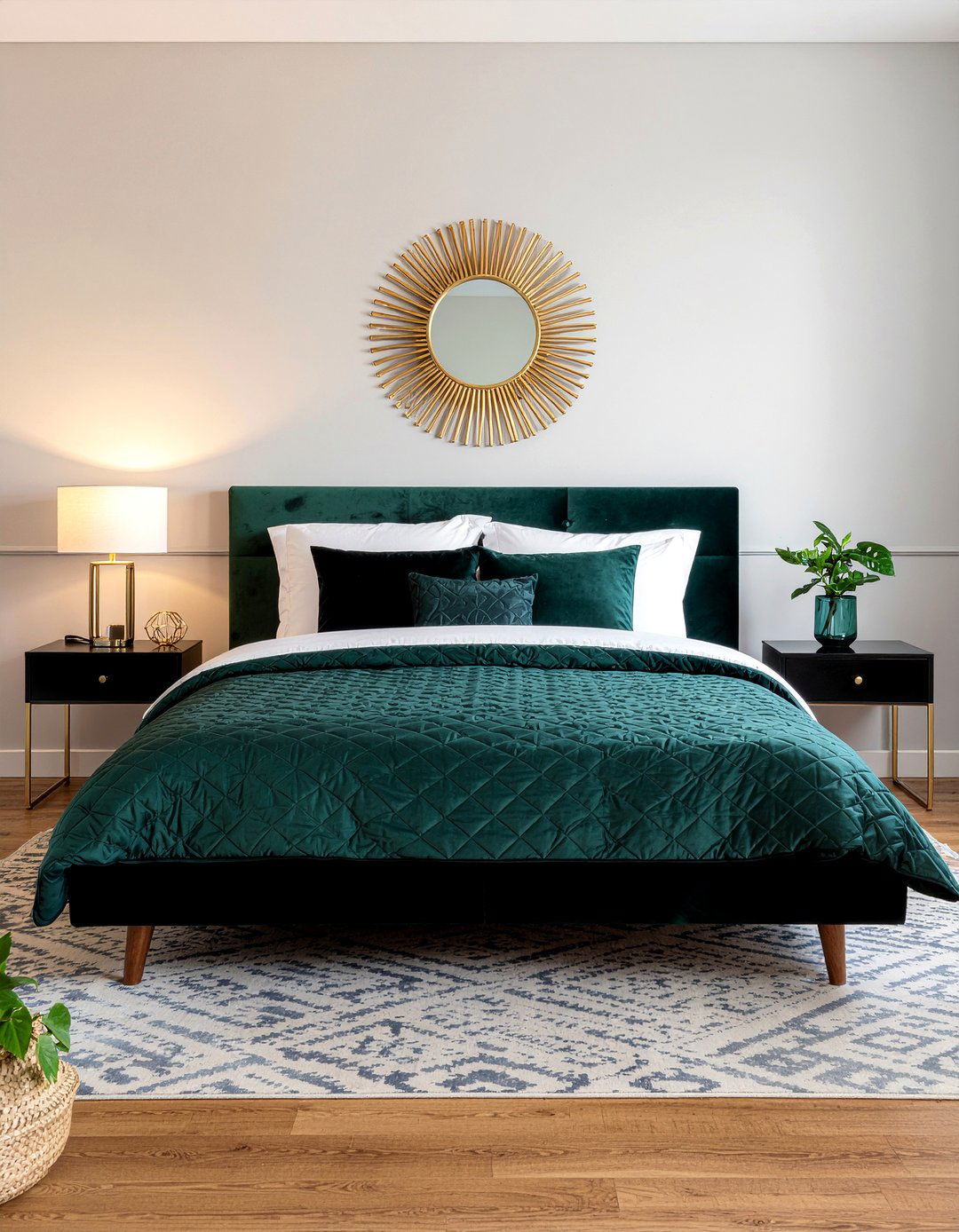 Velvet Bedding - 30 textured bedroom ideas