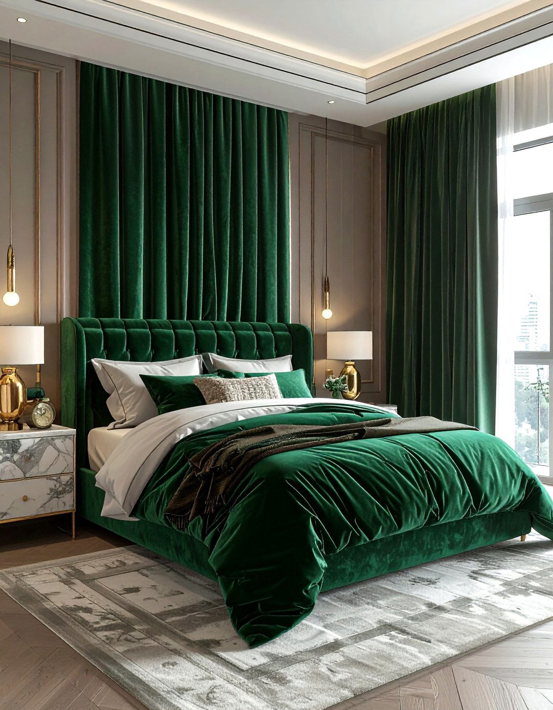 Velvet Bedroom - 30 luxury bedroom ideas
