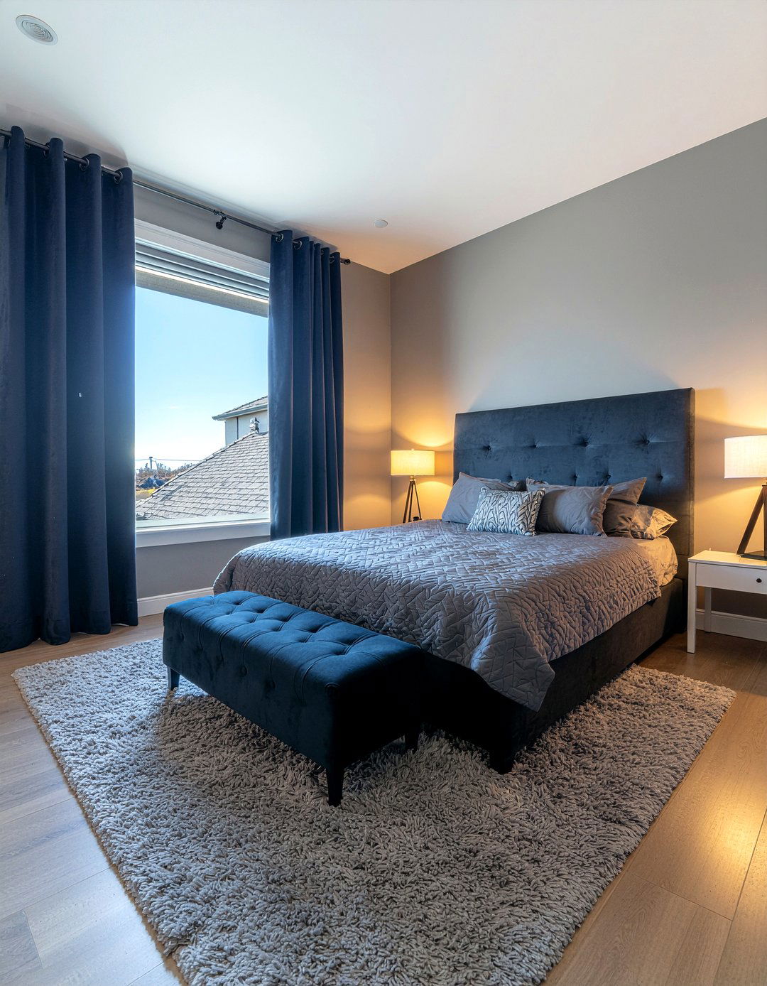 Velvet Bedroom Curtains - 30 textured bedroom ideas