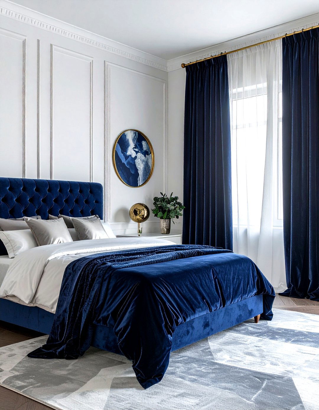 Velvet Blackout Curtains - 30 curtain ideas