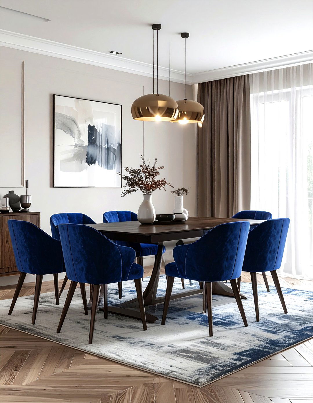 Velvet Chair Dining Room - 30 standout dining room ideas
