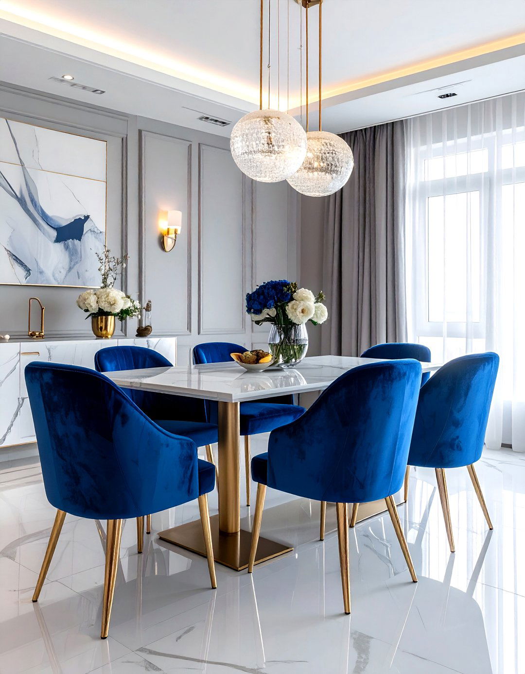 Velvet Chair Dining Room - 30 ultimate dining room ideas