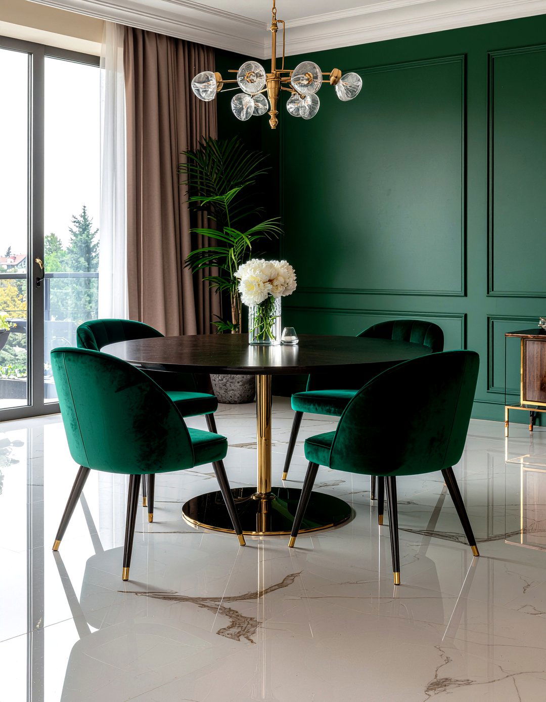 Velvet Chair Dining Room - 30 estate dining room ideas