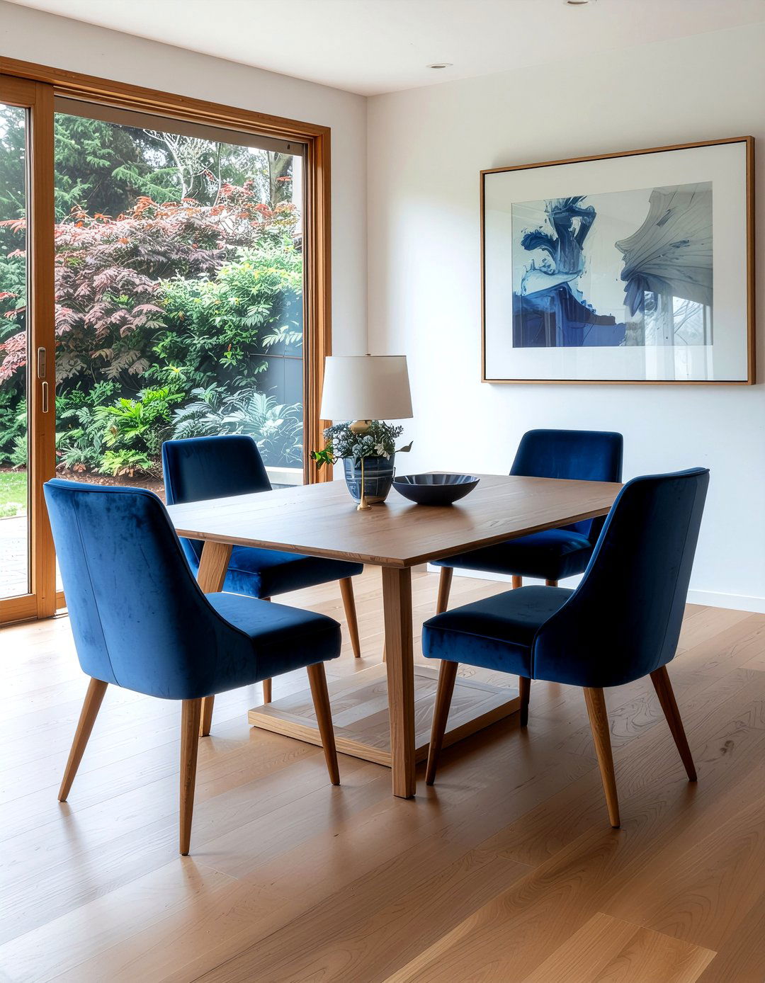 Velvet Chairs With Wooden Table - 30 dining room high-low mixing ideas