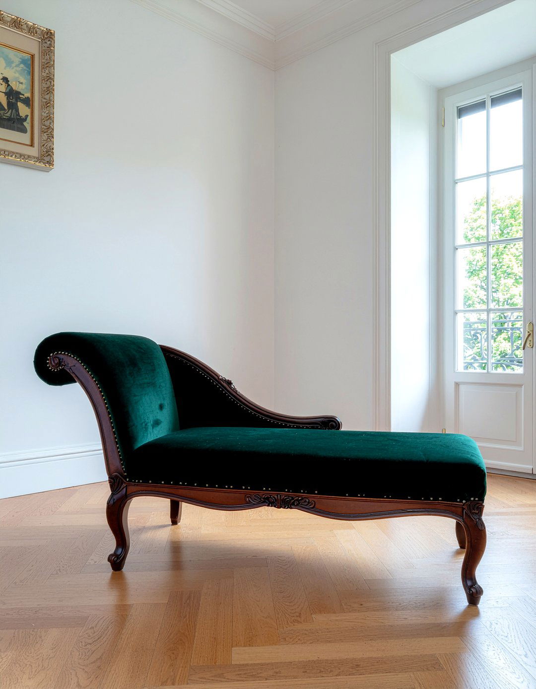 Velvet Chaise Lounge - 30 Victorian bedroom ideas