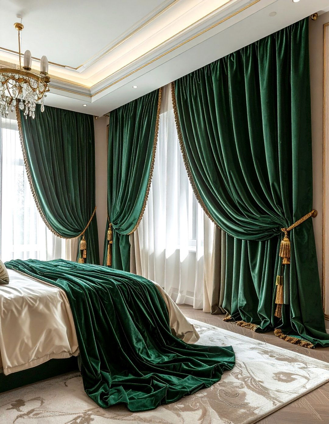Velvet Curtains Bedroom - 30 old house bedroom ideas