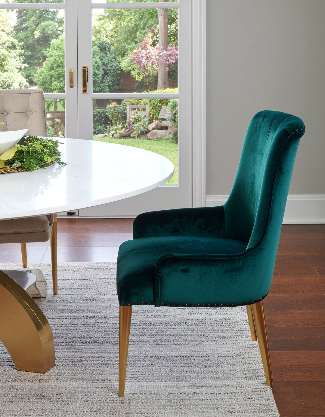 Velvet Dining Armchairs For Table Ends - 30 captain dining chair ideas