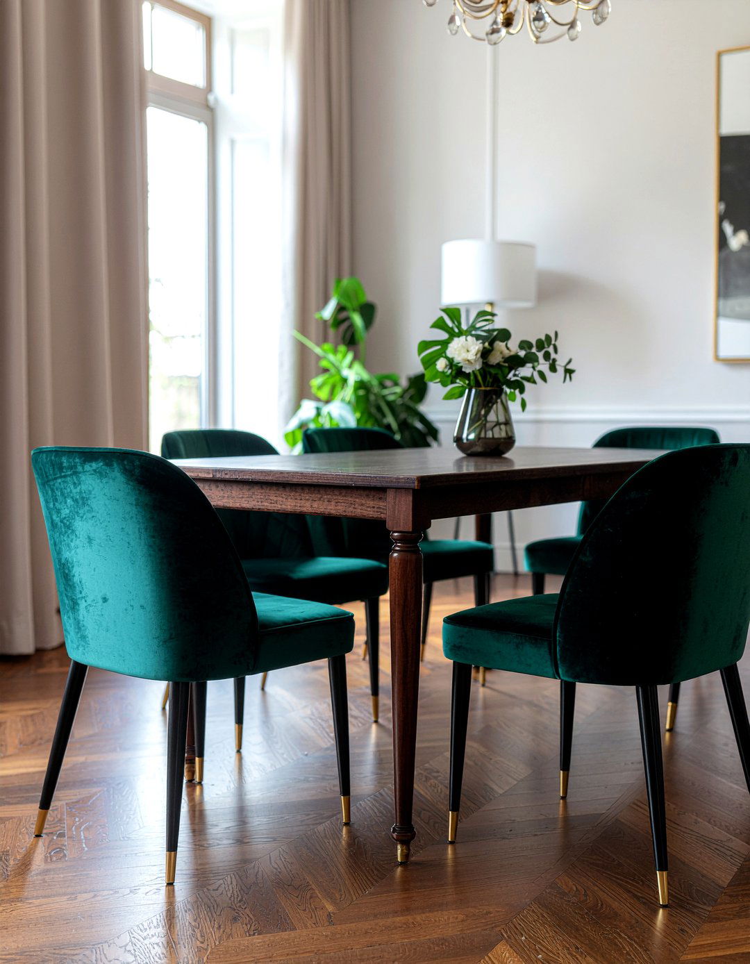 Velvet Dining Chair Decor - 30 elegant dining room ideas